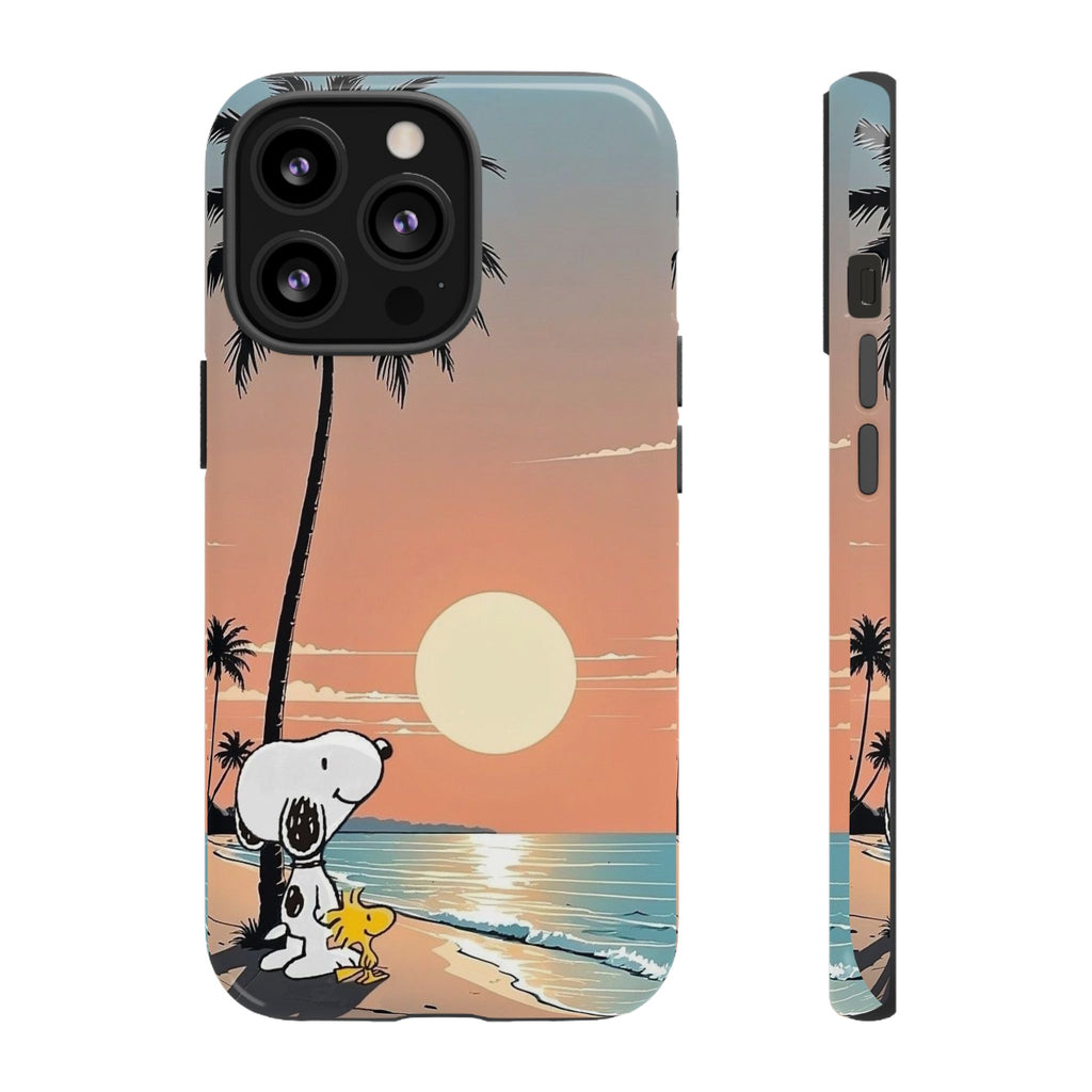 Snoopy Beach Sunset Phone Case