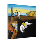 Melting Clocks Snoopy Canvas