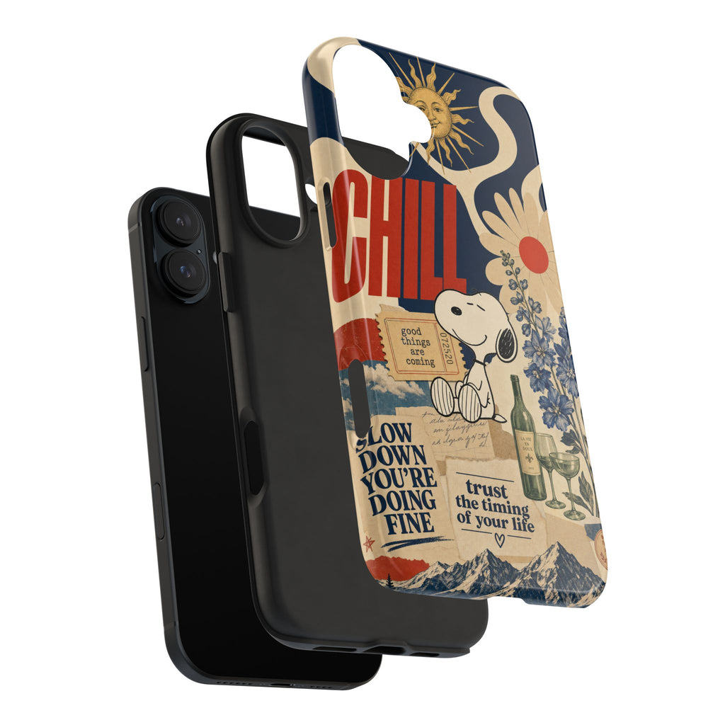 Snoopy Chill Collage Case