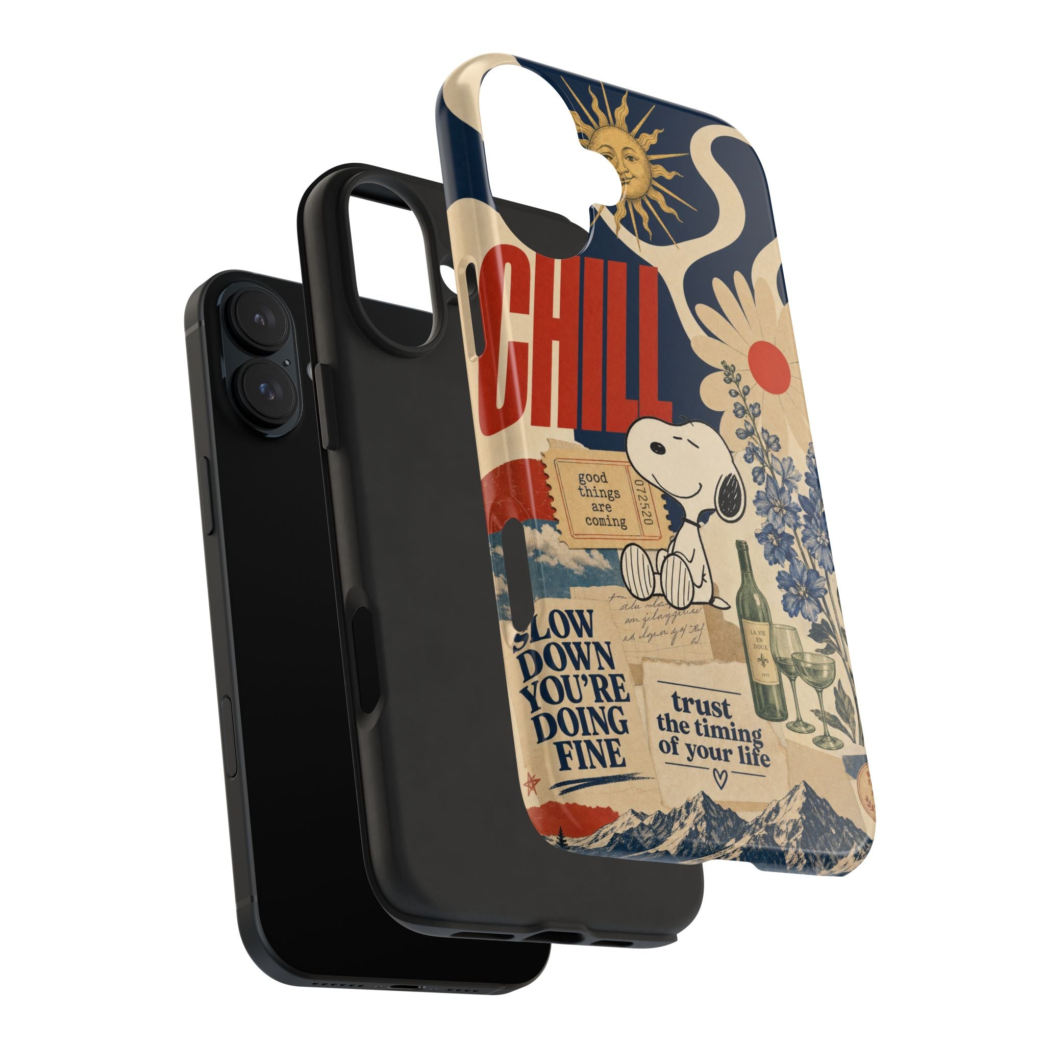 Snoopy Chill Collage Case