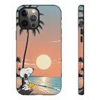 Snoopy Beach Sunset Phone Case