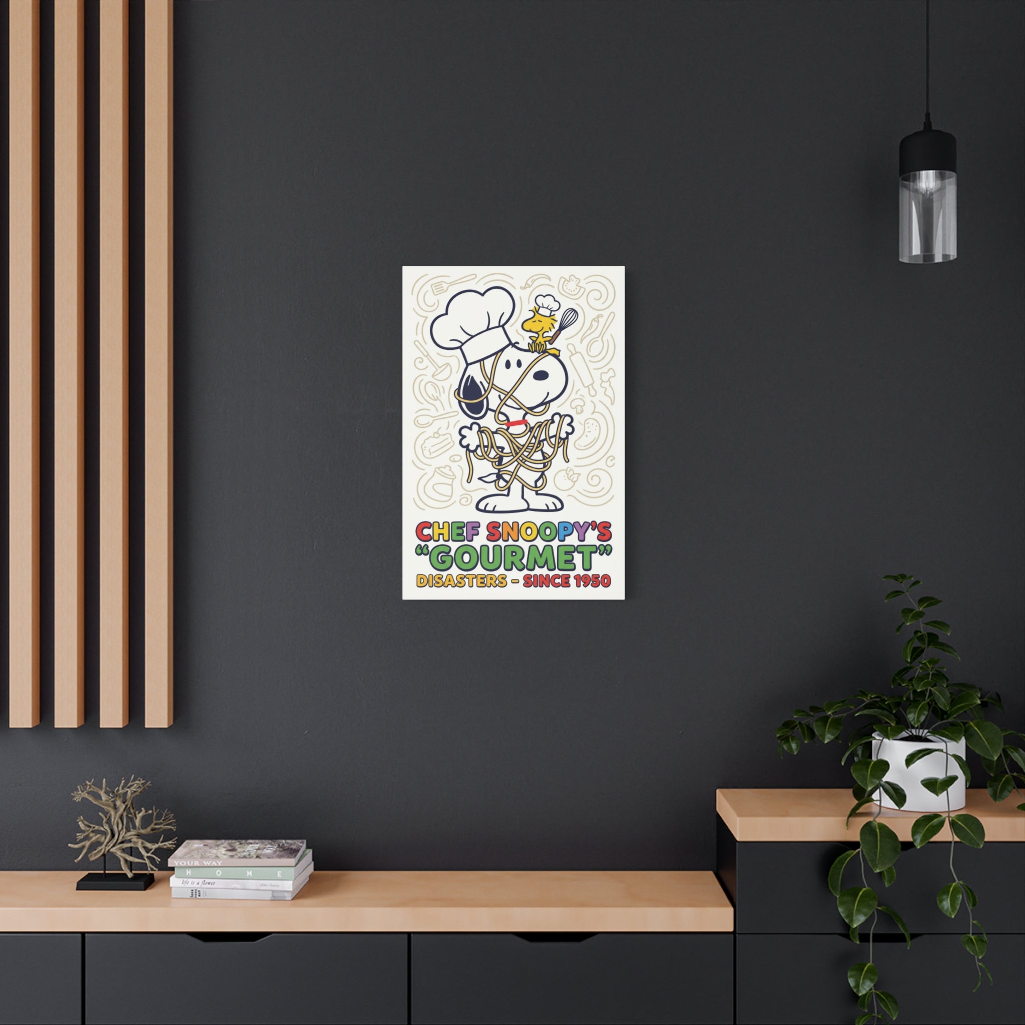 Chef Snoopy Gourmet Canvas