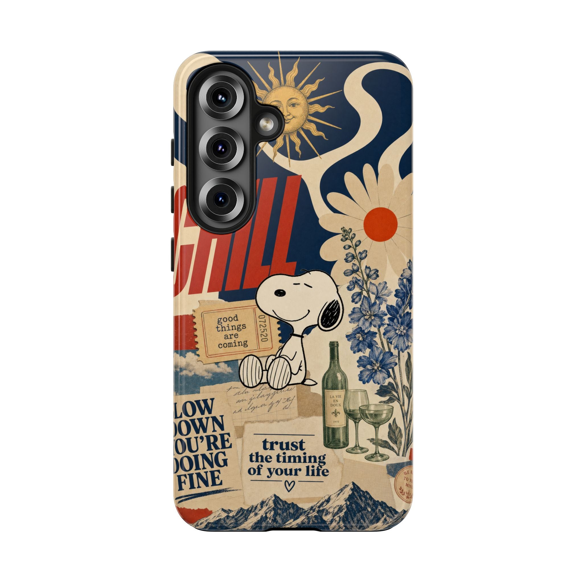 Snoopy Chill Collage Case