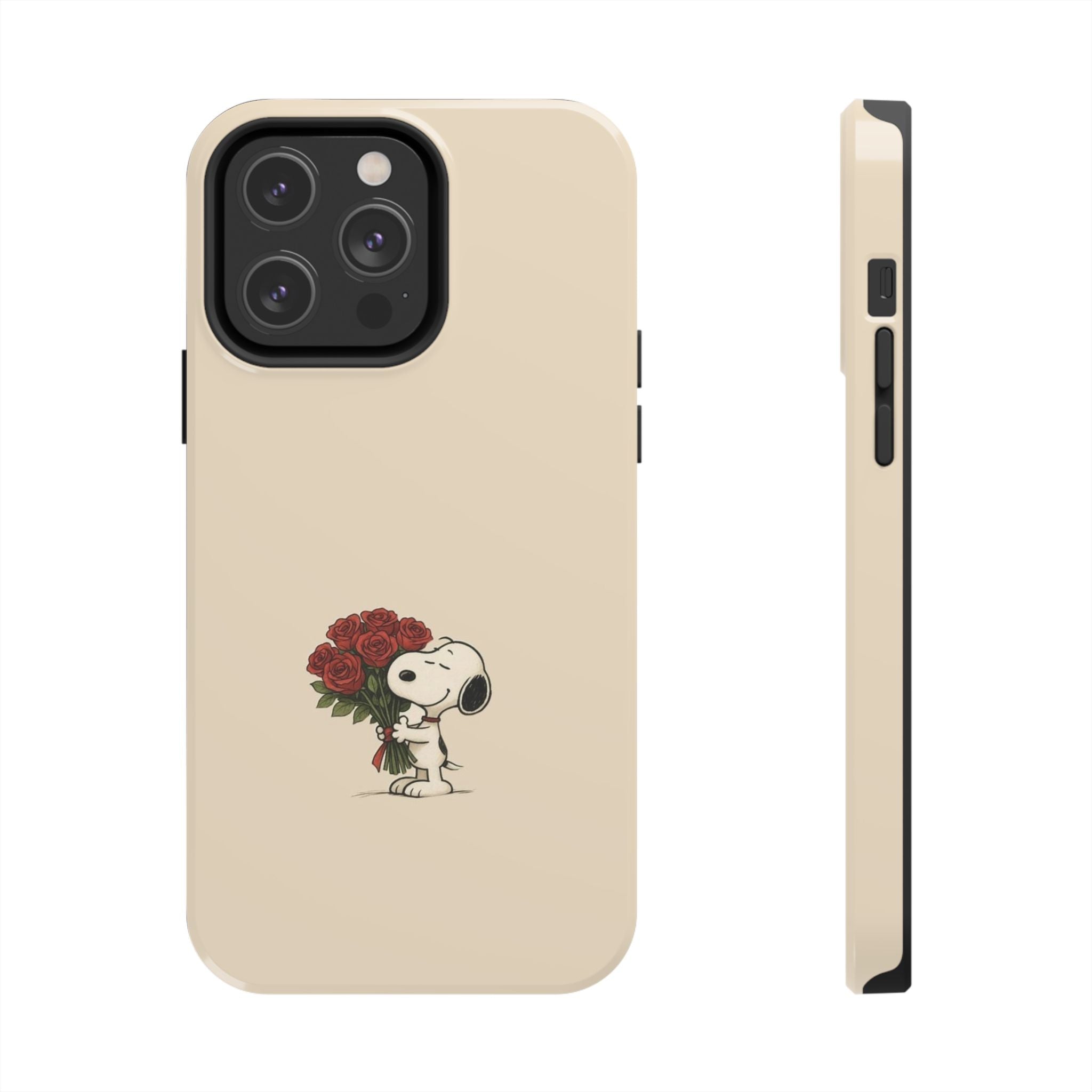 Snoopy Roses Phone Case