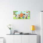 Peanuts Gang Halloween Canvas
