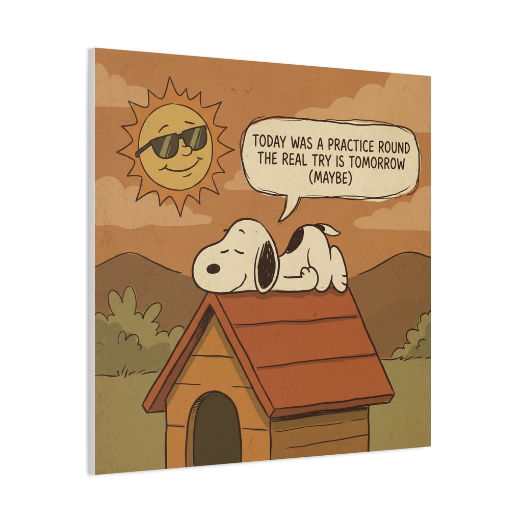 Doghouse Quote Canvas