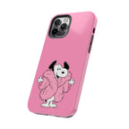 Pink Fuzzy Coat Case