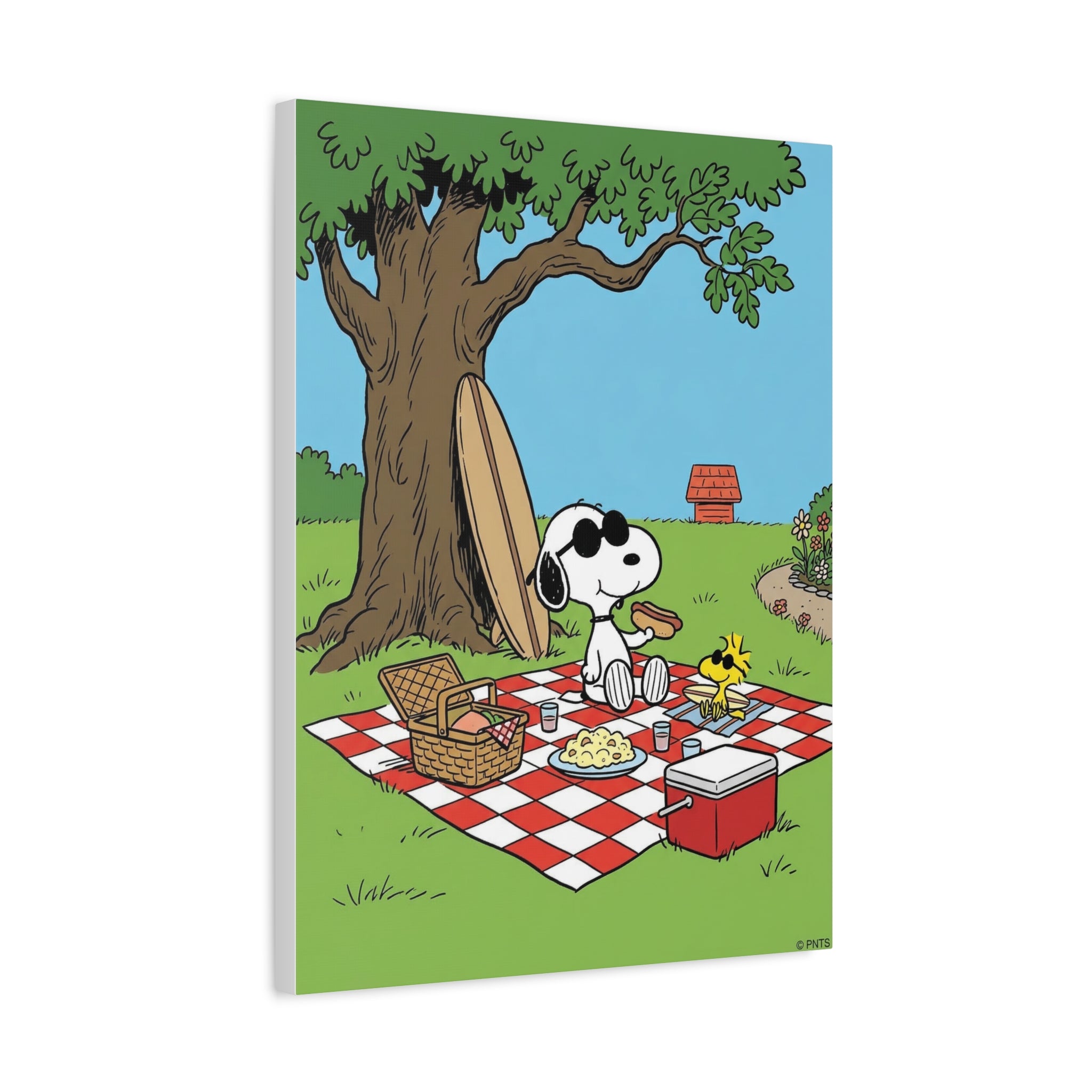 Snoopy Picnic Canvas