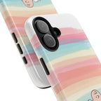 Pastel Stripe Peanuts Phone Case