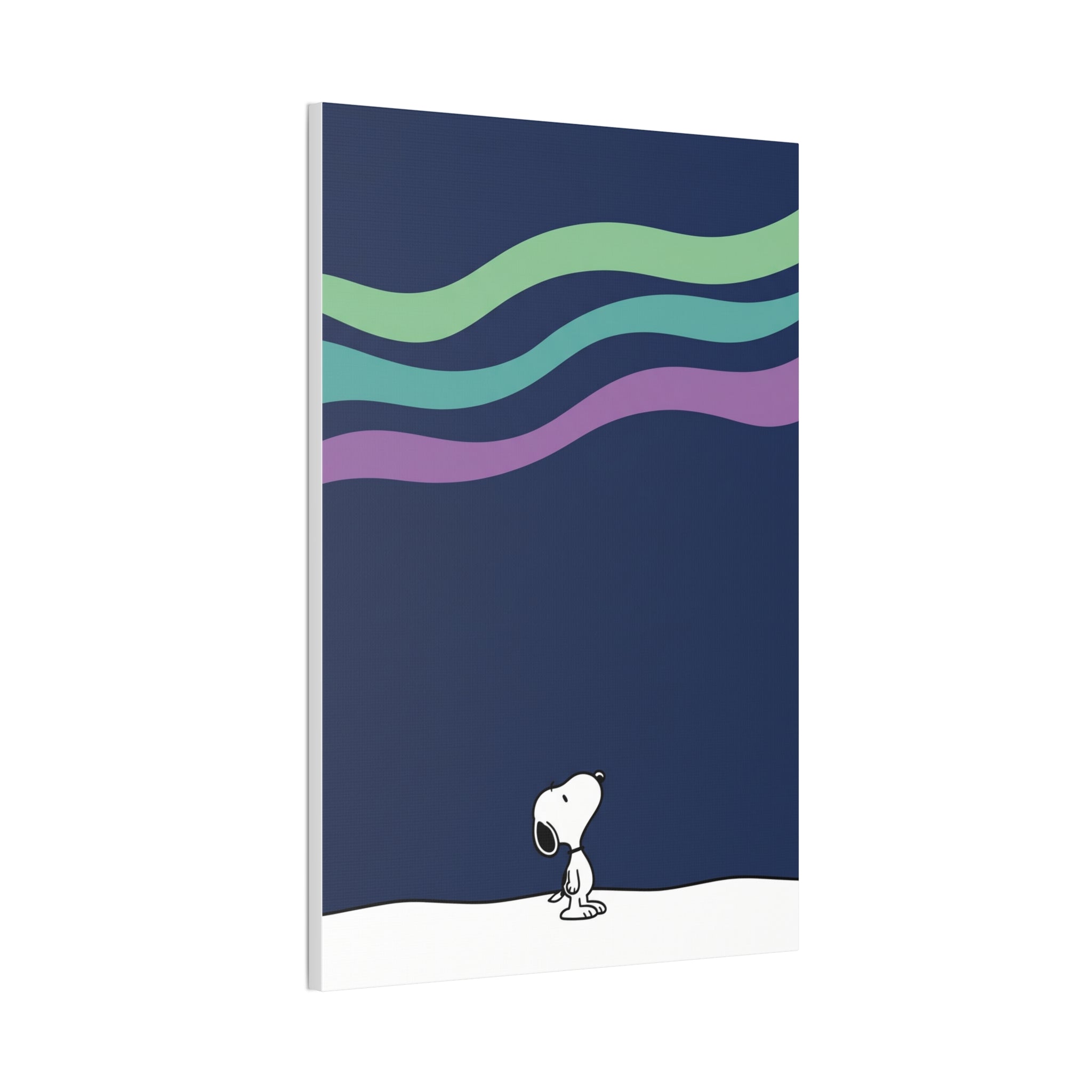 Snoopy Looking Up Canvas