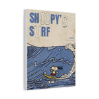 Snoopy Surf Illustration Canvas