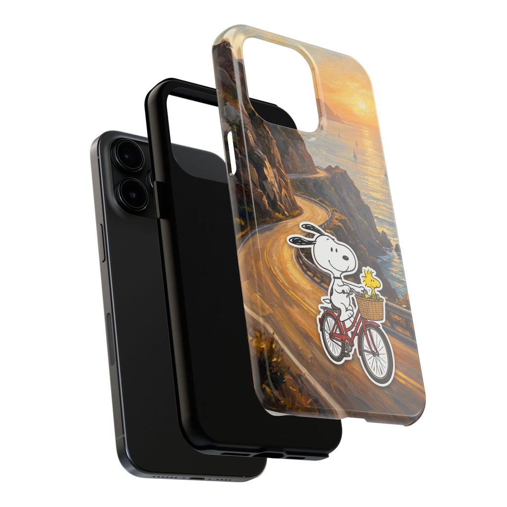 Snoopy Woodstock Bicycle Phone Case