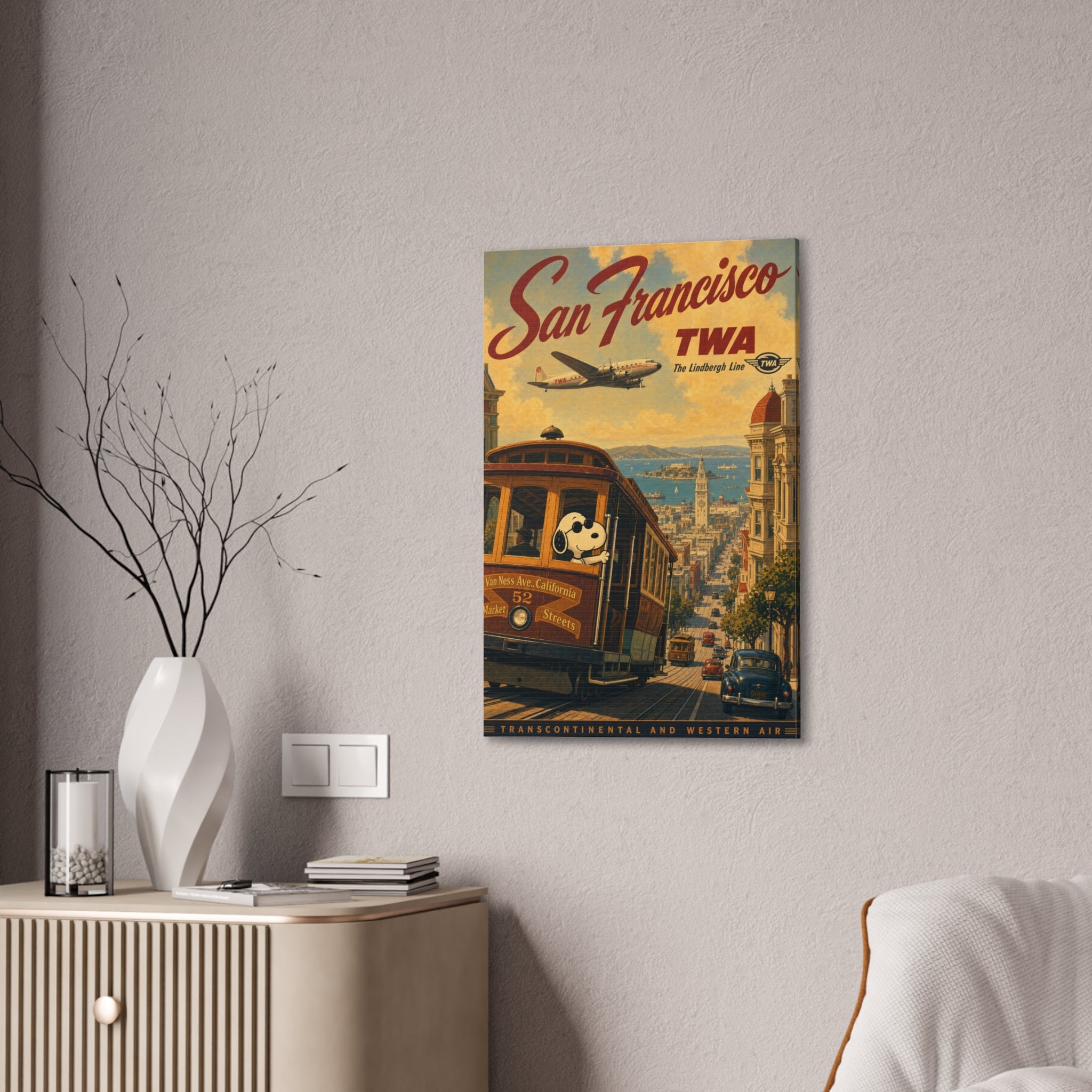 San Francisco Cable Canvas
