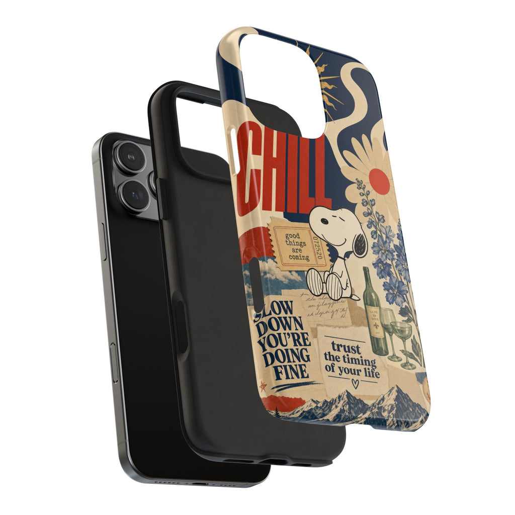 Snoopy Chill Collage Case
