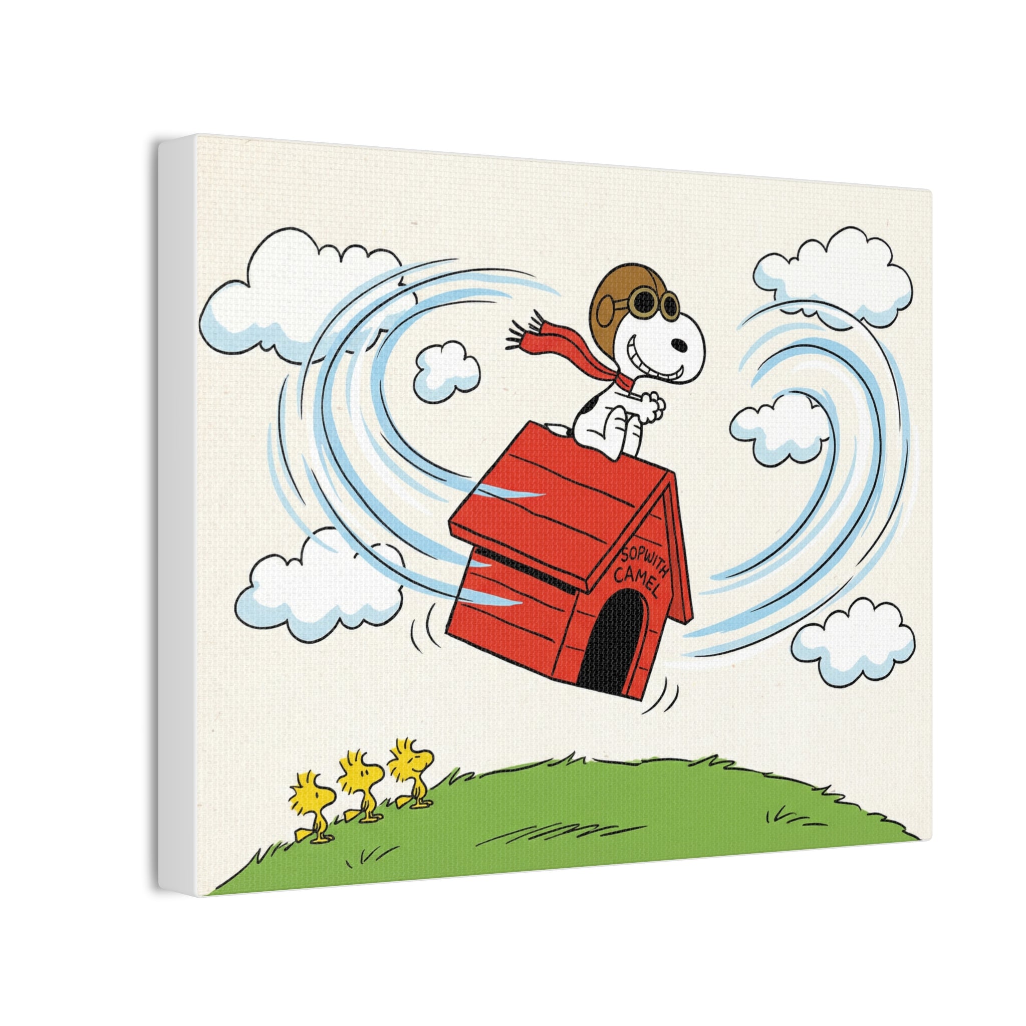 Flying Beagle Canvas