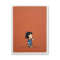 Girl Pointing Illustration Canvas