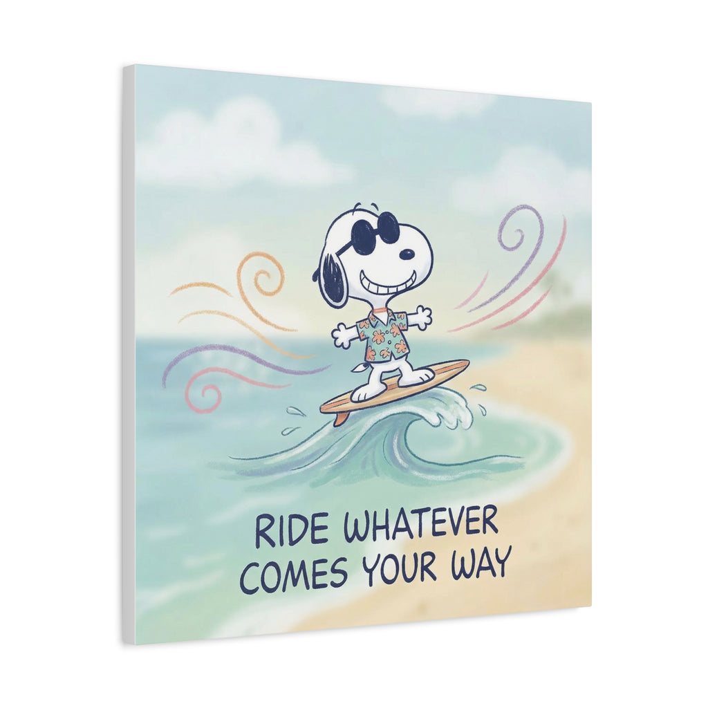 Ride Whatever Comes Canvas