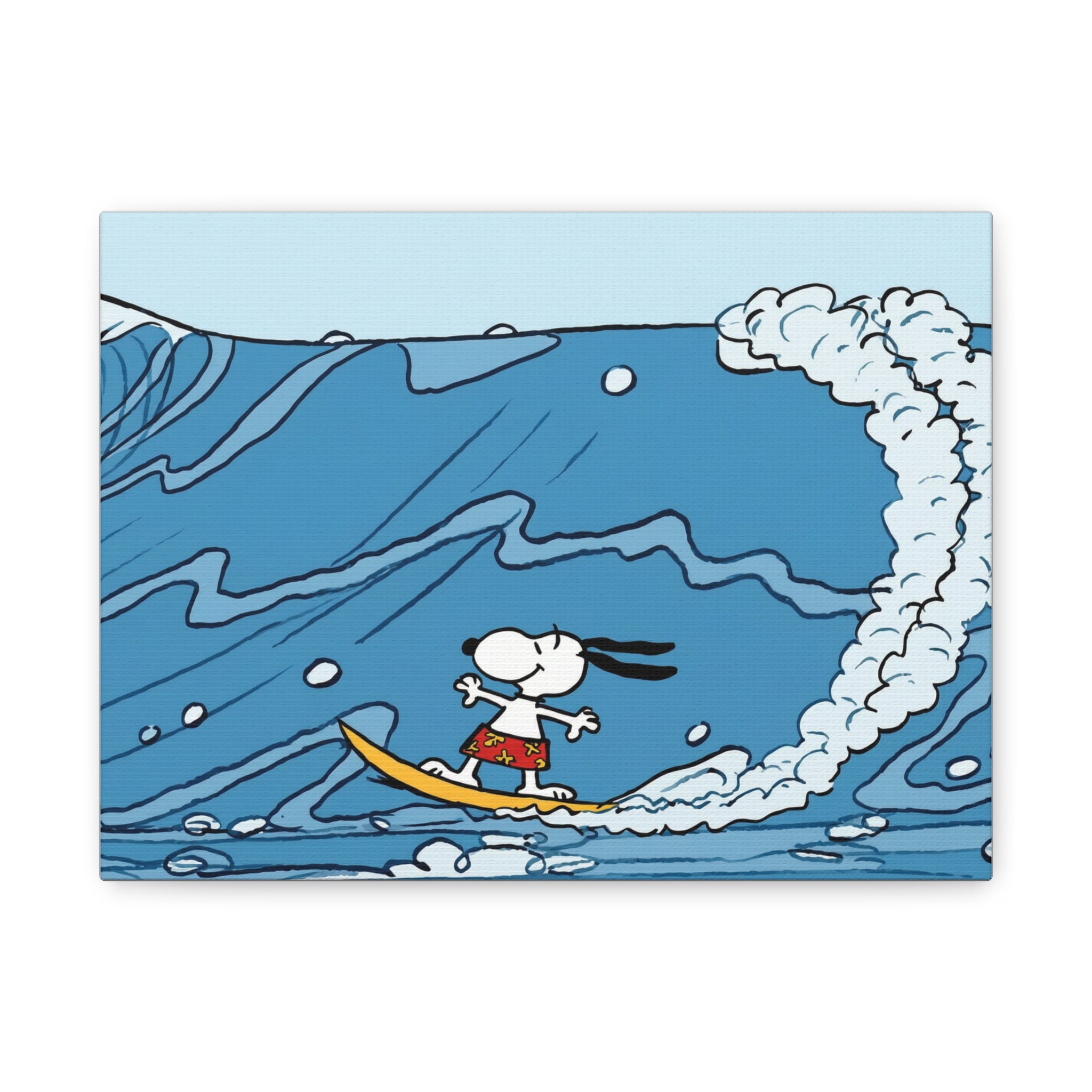 Surfing Snoopy Canvas