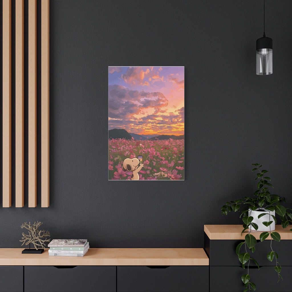 Wildflower Sunset Canvas