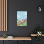 Snoopy Roller Coaster Canvas