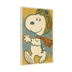 Vintage Snoopy Pilot Canvas