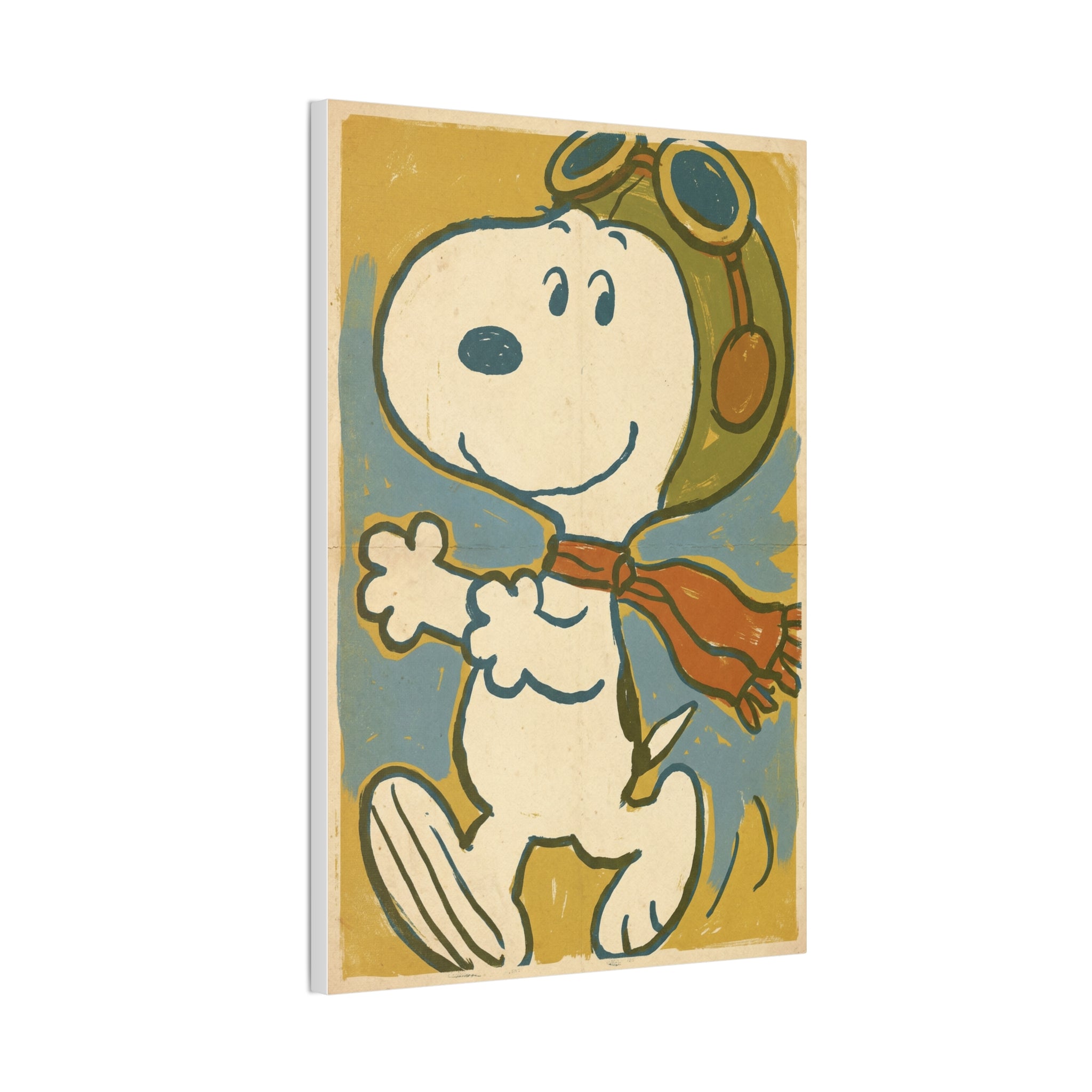 Vintage Snoopy Pilot Canvas