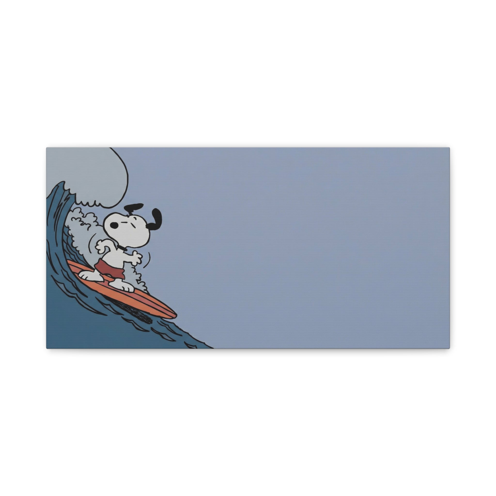 Surfing Dog Canvas