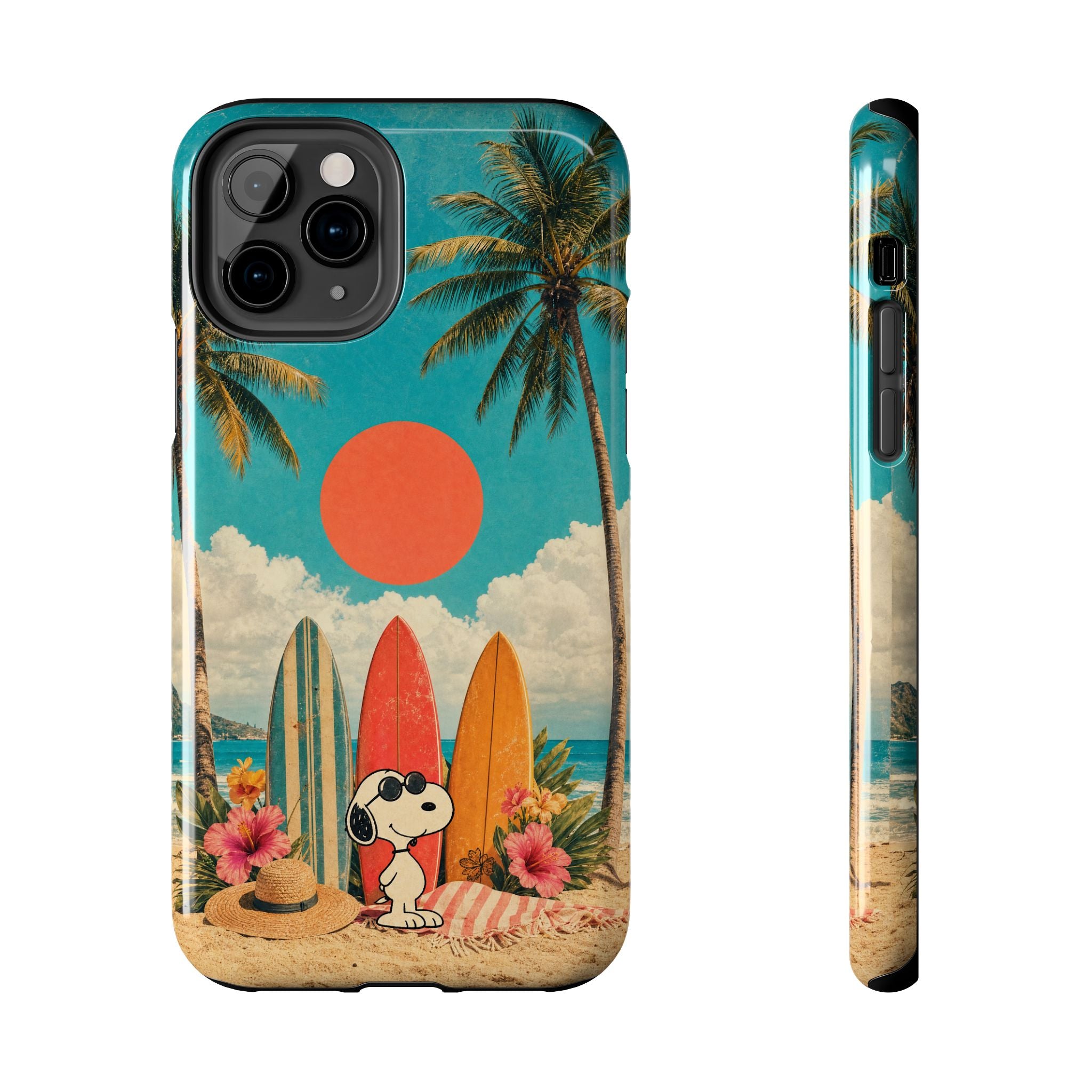 Retro Beach Sun Case