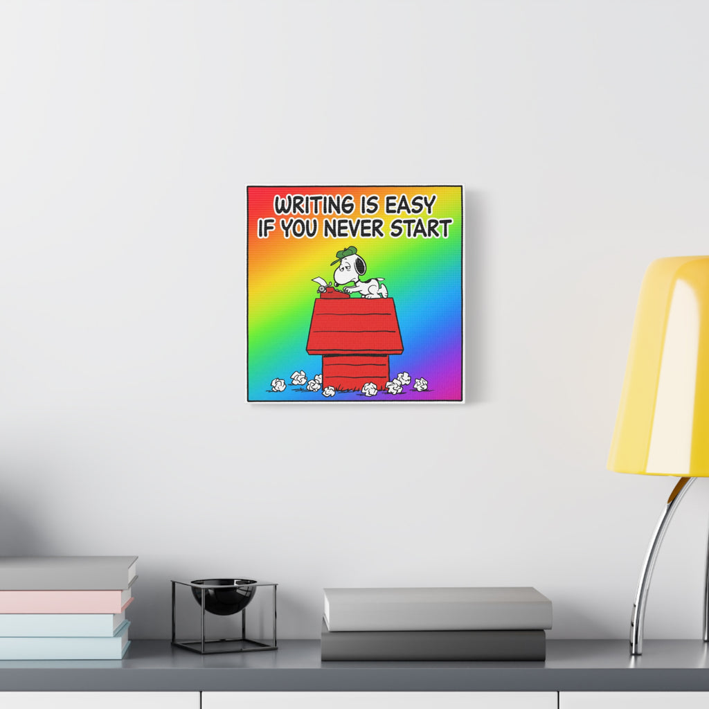 Writing Is Easy Canvas