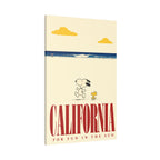 Woodstock California Beach Canvas