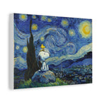Snoopy Woodstock Starry Canvas