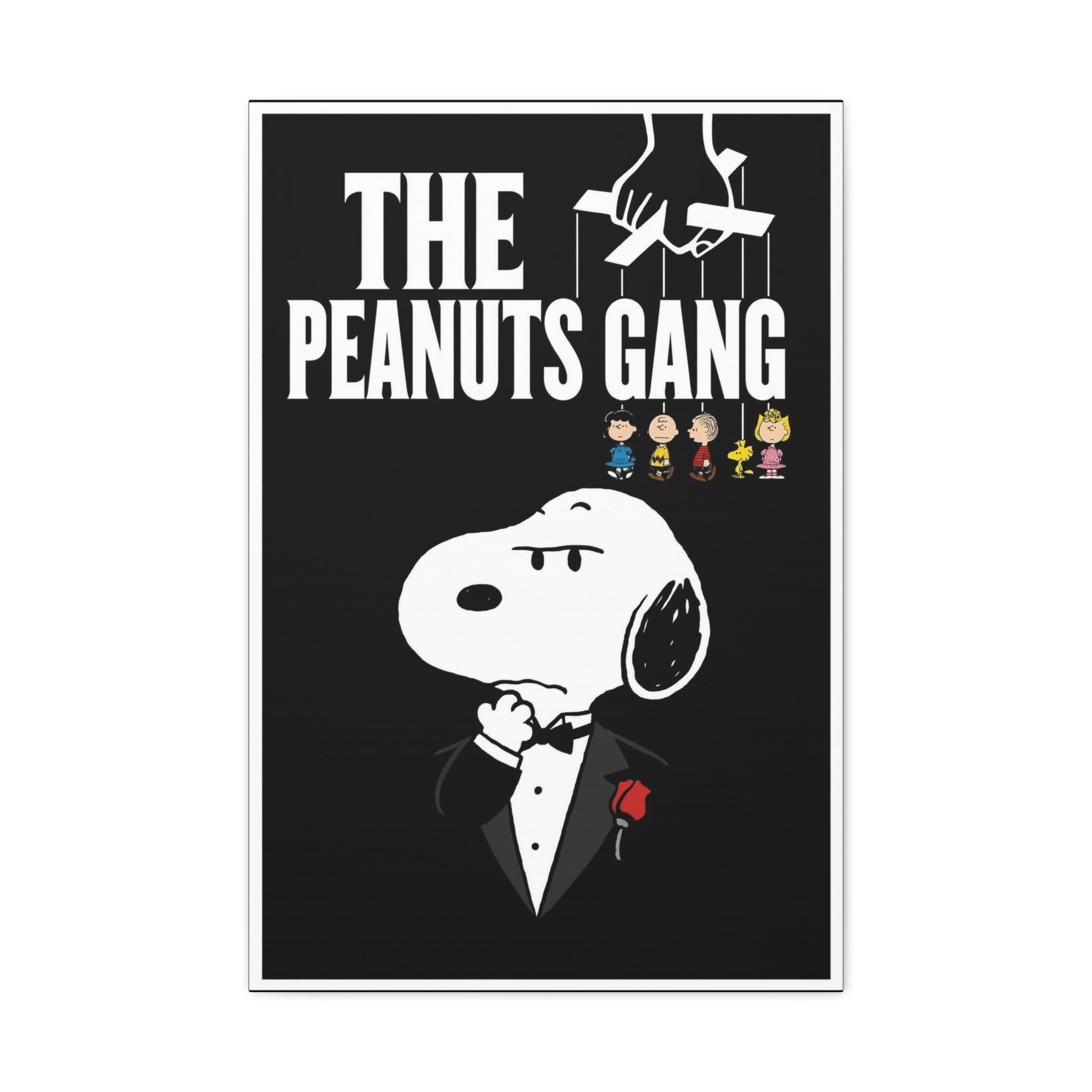 Snoopy Godfather Parody Canvas