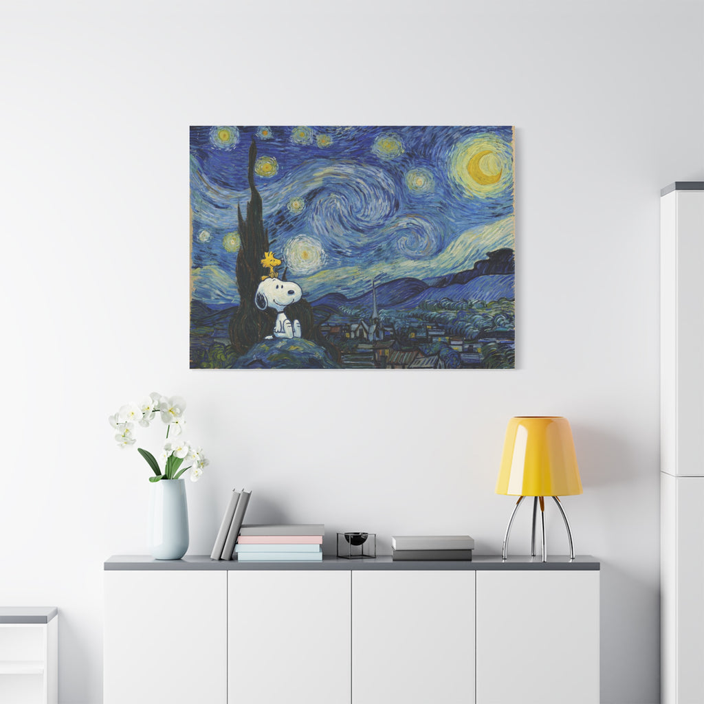 Woodstock Starry Night Canvas