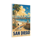 Snoopy San Diego Canvas