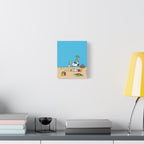 Snoopy Beach Scene Canvas