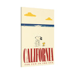 Woodstock California Beach Canvas