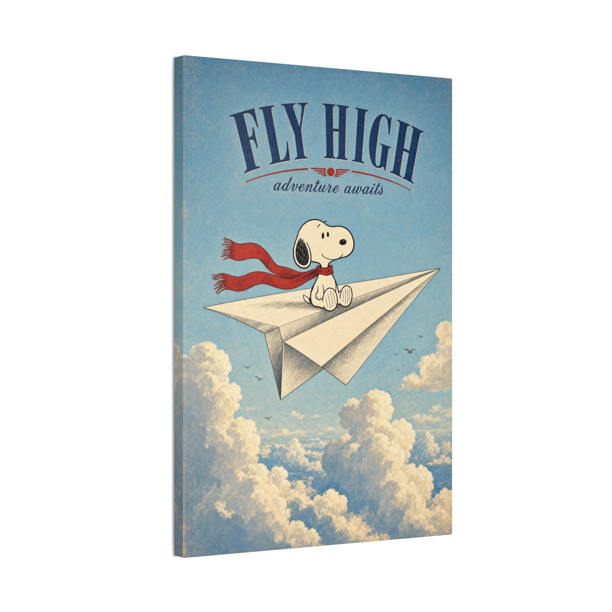 Snoopy Fly High Canvas