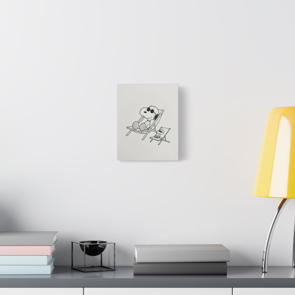 Relaxing Dog Lounge Canvas