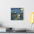 Starry Night Snoopy Canvas