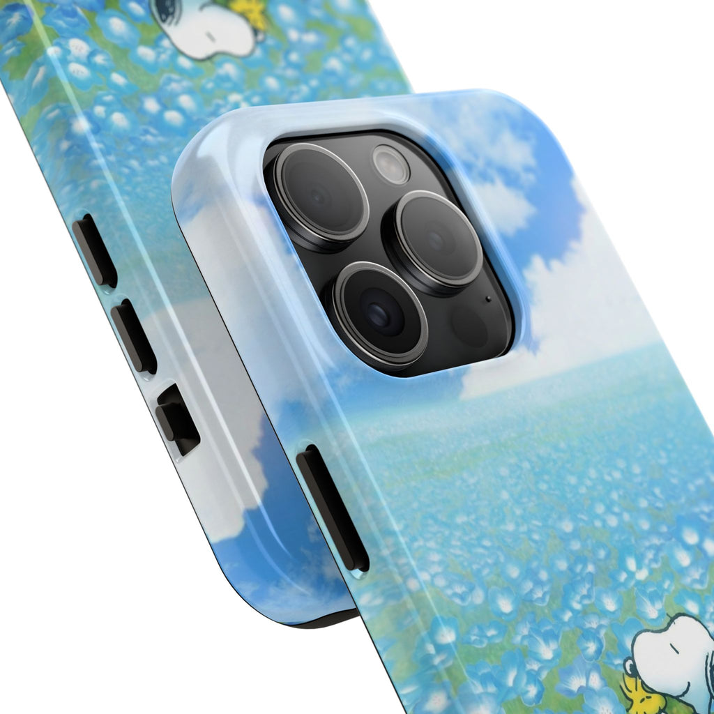 Blue Flower Field Case