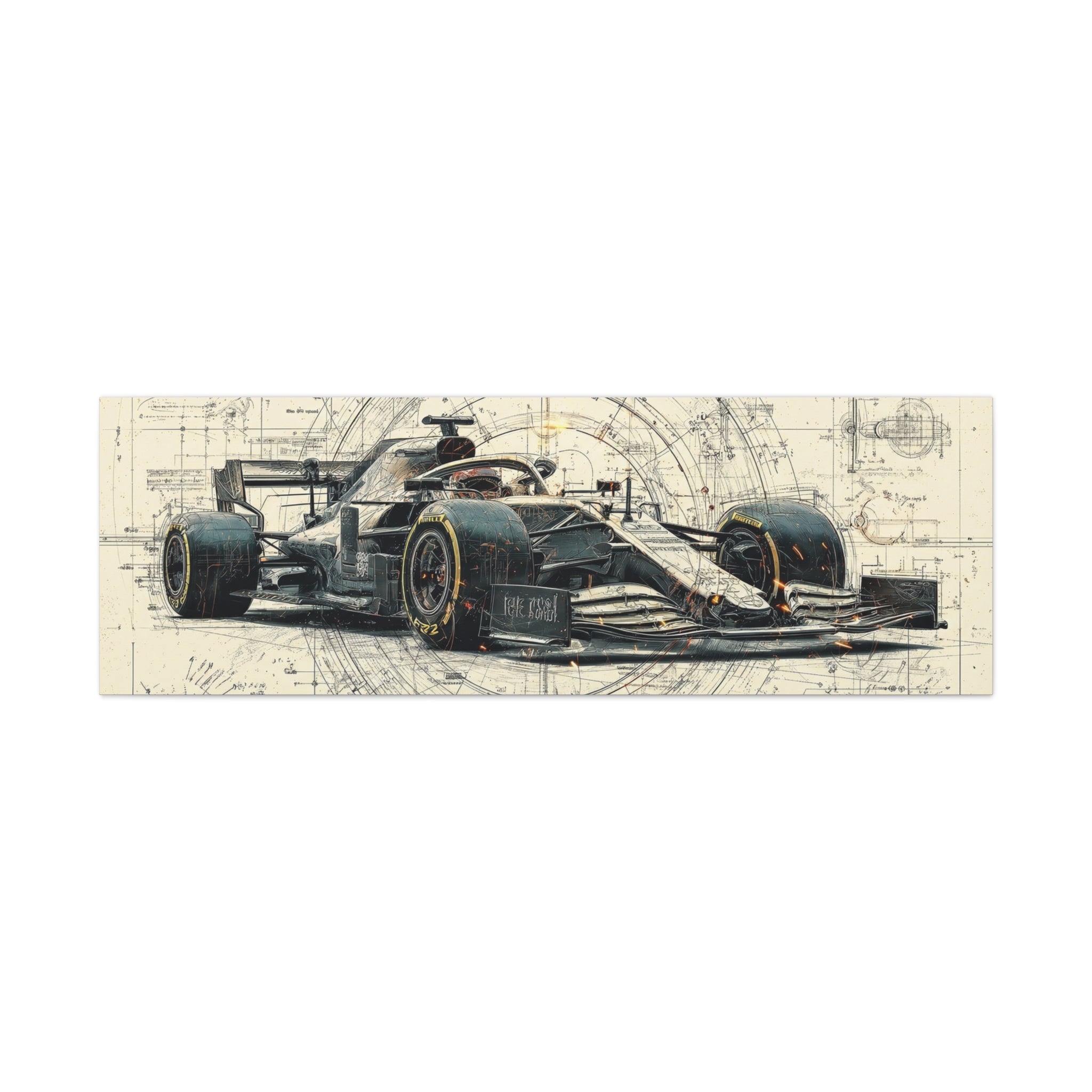 Formula Racecar Canvas