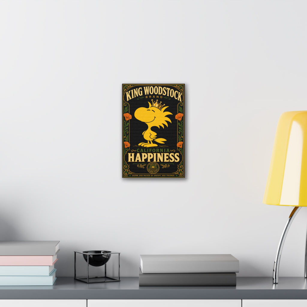 Woodstock California Happiness Canvas