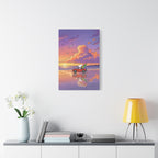 Snoopy Surf Sunset Canvas