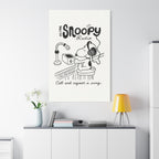 Snoopy Radio Canvas