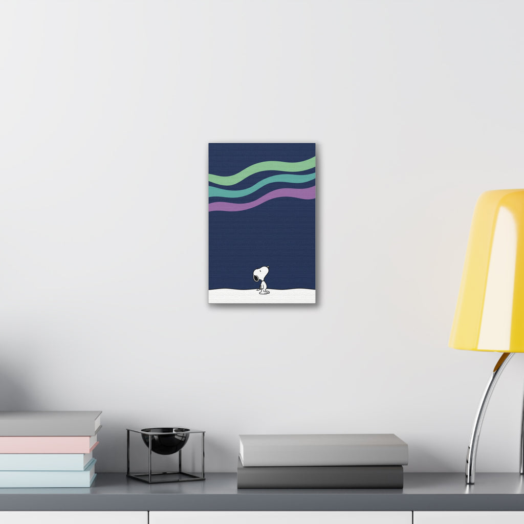 Snoopy Looking Up Canvas