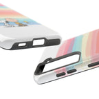 Rainbow Stripe Snoopy Phone Case