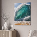 Snoopy Shore Wave Canvas