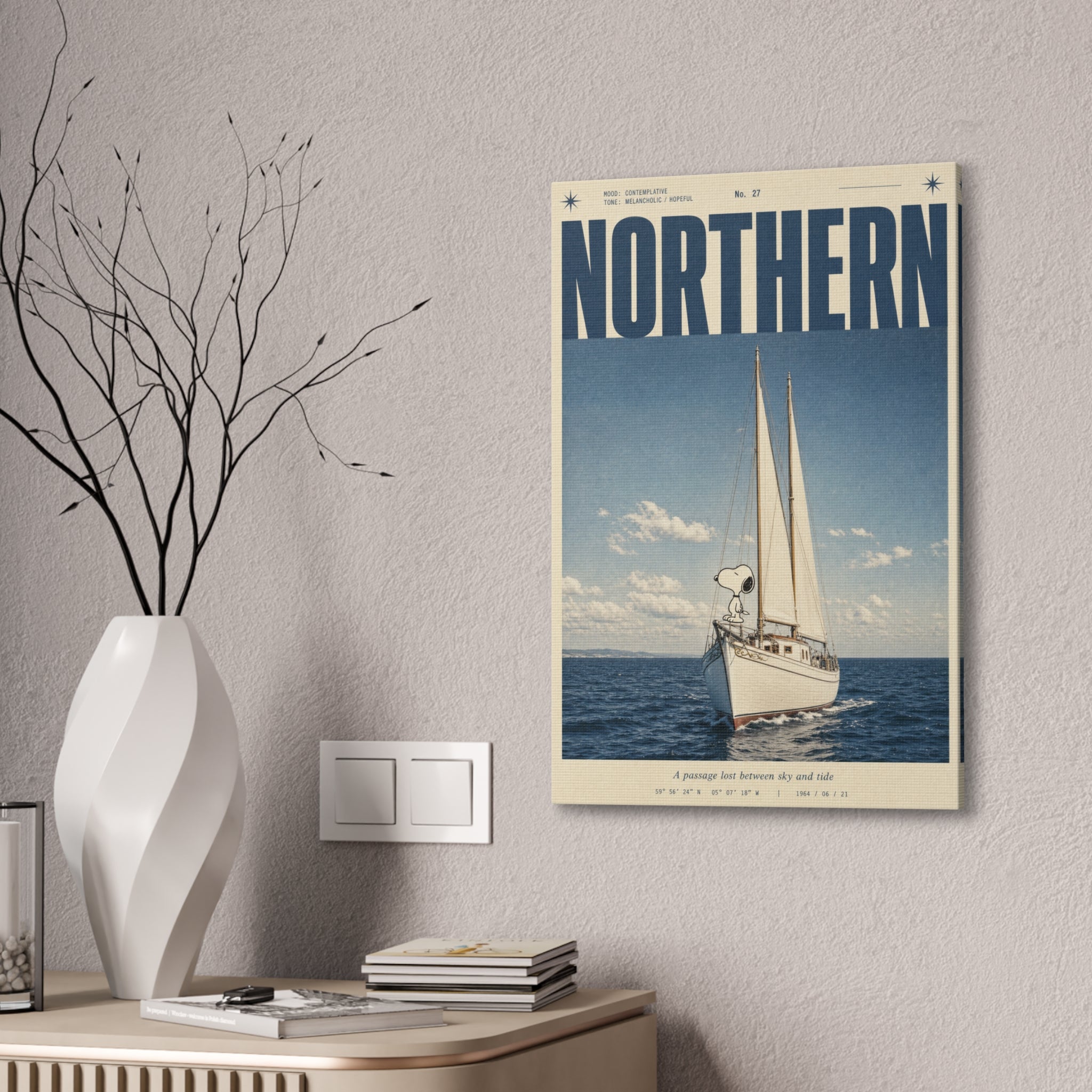 Northern Sailboat Canvas