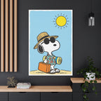 Snoopy Beach Vacation Canvas
