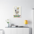 Chef Snoopy Gourmet Canvas